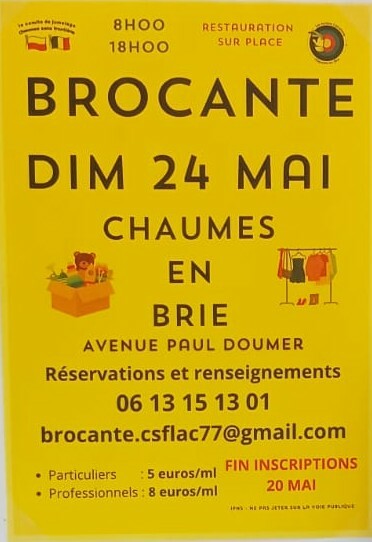 Brocante Chaumes 2026