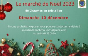 Marché de Noël Chaumes 2023